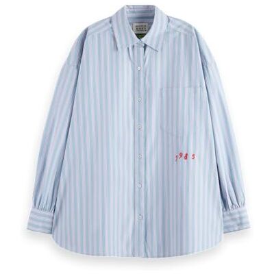 Scotch & Soda Embroidered Girlfriend Shirt Chemise Femme Scotch & Soda Embroidered Girlfriend Shirt Chemise Femme