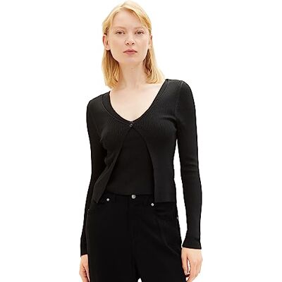 TOM TAILOR Denim 1038101 Cardigan en tricot Femme TOM TAILOR Denim 1038101 Cardigan en tricot Femme