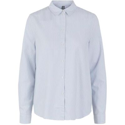 PIECES Pcirena Ls Oxford T-shirt Noos Bc Blouse Femme PIECES Pcirena Ls Oxford T-shirt Noos Bc Blouse Femme