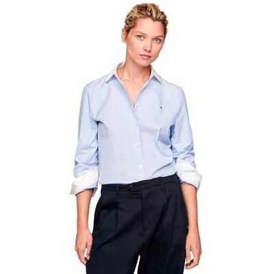 Tommy Hilfiger Chemise Fill A Fill Regular Chemises décontractées Femme (lot de 1) Tommy Hilfiger Chemise Fill A Fill Regular Chemises décontractées Femme (lot de 1)