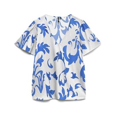 VERO MODA Vmeasy Joy WVN Ga Blouse à col en V VERO MODA Vmeasy Joy WVN Ga Blouse à col en V