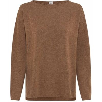 BRAX Feel Good Style Liz Pull en tricot moderne pour femme, taupe, 40 BRAX Feel Good Style Liz Pull en tricot moderne pour femme, taupe, 40