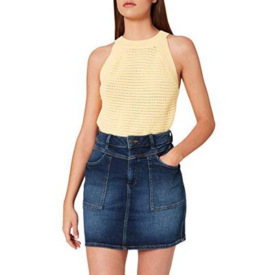 ESPRIT edc by 021cc1d301 Jupe pour femme, 901/Blue Dark Wash, 34 ESPRIT edc by 021cc1d301 Jupe pour femme, 901/Blue Dark Wash, 34