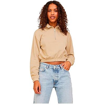JACK & JONES Jjxx Jxalfa Reg Every Short Half Zip Maillot de survêtement Femme, Incense, M JACK & JONES Jjxx Jxalfa Reg Every Short Half Zip Maillot de survêtement Femme, Incense, M