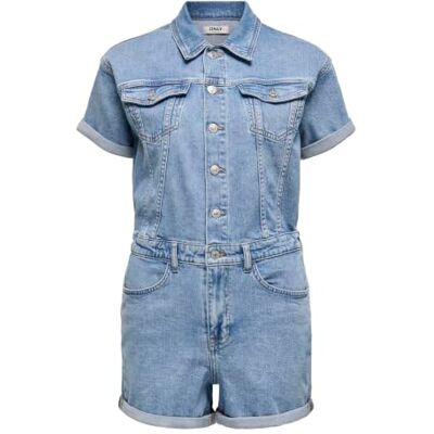 ONLY Onlcastel S/S Dnm Playsuit Azg Onlcastel S/S Dnm Combinaison Azg Femme (lot de 1) ONLY Onlcastel S/S Dnm Playsuit Azg Onlcastel S/S Dnm Combinaison Azg Femme (lot de 1)