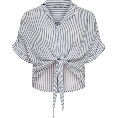 ONLY Onlpaula Life S/S Tie Shirt Wvn Noos Chemise à manches courtes Femme (lot de 1) ONLY Onlpaula Life S/S Tie Shirt Wvn Noos Chemise à manches courtes Femme (lot de 1)