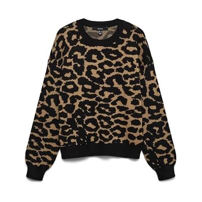 VERO MODA Vmsiljeanimal Ls O-nck Pullover Ga Noos Vmsiljeanimal Ls O-Nck Pull Ga Noos Femme (lot de 1) VERO MODA Vmsiljeanimal Ls O-nck Pullover Ga Noos Vmsiljeanimal Ls O-Nck Pull Ga Noos Femme (lot de 1)