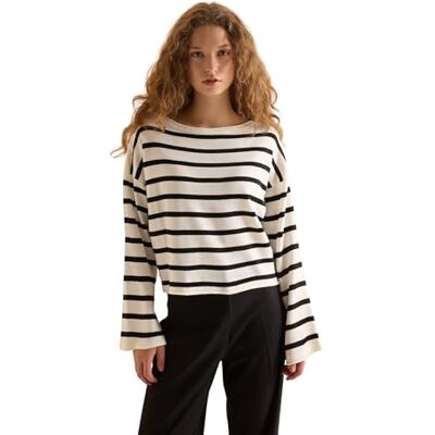 DeFacto Pullover Damen Langarm Blusen & Tuniken Pullover Damen Winter Sweater Blouse Femme DeFacto Pullover Damen Langarm Blusen & Tuniken Pullover Damen Winter Sweater Blouse Femme