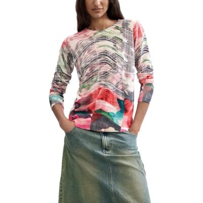 Desigual Jers_glitch sweatshirt Femme Desigual Jers_glitch sweatshirt Femme