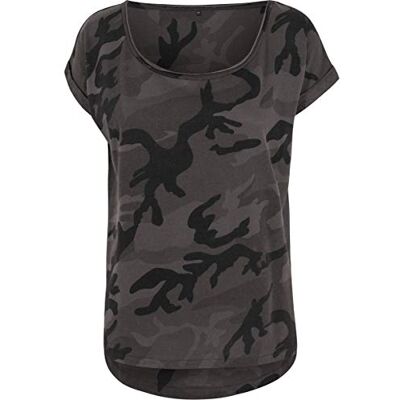 Build Your Brand KiarenzaFD T-shirt Femme Camouflage Manche Courte Taille S Couleur Gris Modèle BY064 Build Your Brand KiarenzaFD T-shirt Femme Camouflage Manche Courte Taille S Couleur Gris Modèle BY064