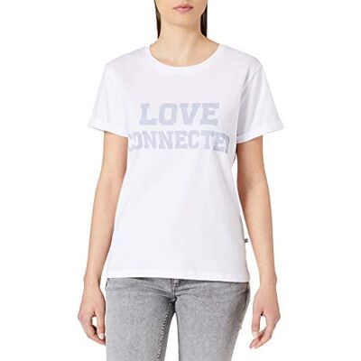 LTB Jeans Niyala T-Shirt Femme, Blanc 100, XL LTB Jeans Niyala T-Shirt Femme, Blanc 100, XL