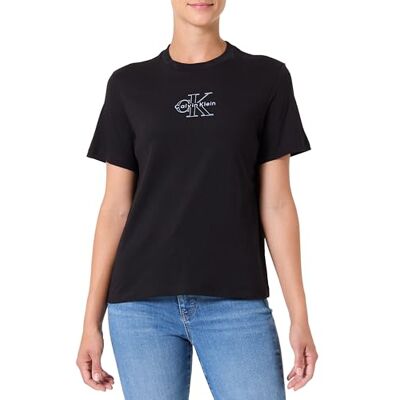 Calvin Jeans T-shirts graphiques pour femmes, Noir (noir), S Calvin Jeans T-shirts graphiques pour femmes, Noir (noir), S