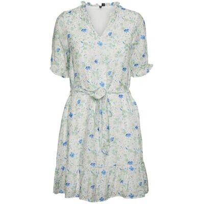 VERO MODA Vmkiri Kaja 2/4 Short Dress Wvn Robe d'été Femme VERO MODA Vmkiri Kaja 2/4 Short Dress Wvn Robe d'été Femme