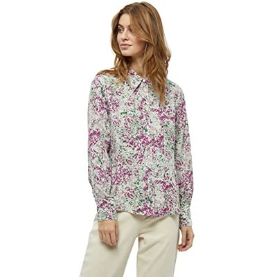 Peppercorn Chemise à manches 3/4 pour femme, Imprimé vert menthe, XL Peppercorn Chemise à manches 3/4 pour femme, Imprimé vert menthe, XL