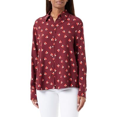 seidensticker Chemisier À Manches Longues Coupe Droite Blouse Femme seidensticker Chemisier À Manches Longues Coupe Droite Blouse Femme