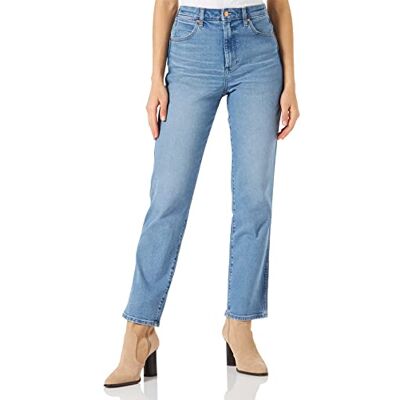 Wrangler Mom Straight Jeans Femme Wrangler Mom Straight Jeans Femme