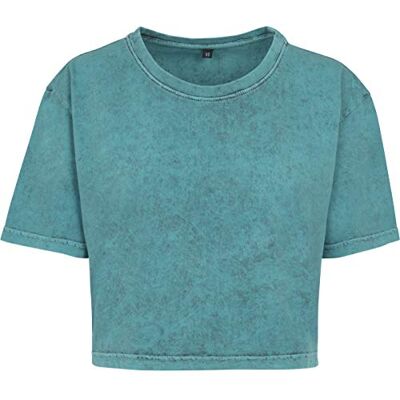 Build Your Brand KiarenzaFD Ladies Acid Washed T-shirt à manches courtes Build Your Brand KiarenzaFD Ladies Acid Washed T-shirt à manches courtes