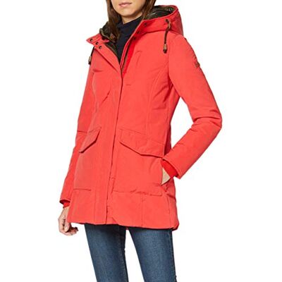 camel active Parka pour femme, Rouge (Mandarine 51), 36 camel active Parka pour femme, Rouge (Mandarine 51), 36