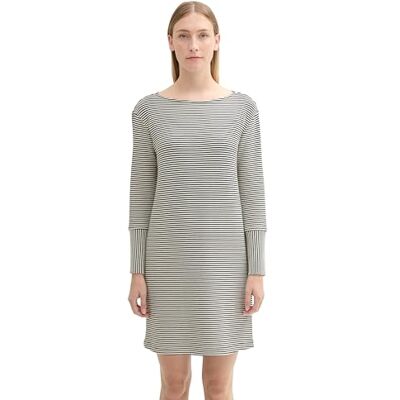 TOM TAILOR 1043048 Robe en jersey avec structure Femme (lot de 1) TOM TAILOR 1043048 Robe en jersey avec structure Femme (lot de 1)
