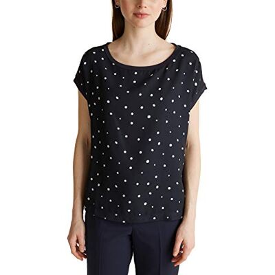 ESPRIT Collection T-shirt pour femme 030eo1k329, 400/bleu marine., S ESPRIT Collection T-shirt pour femme 030eo1k329, 400/bleu marine., S