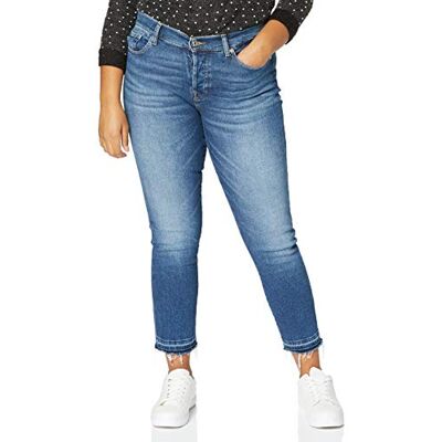 7 For All Mankind Asher Jeans, Bleu Moyen, 31 Femme 7 For All Mankind Asher Jeans, Bleu Moyen, 31 Femme