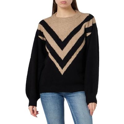 Desires Kamelia Pull en Tricot À Manches Longues Pull en tricot à manches longues Femme Desires Kamelia Pull en Tricot À Manches Longues Pull en tricot à manches longues Femme