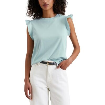 Marc O'Polo Marc OPolo Denim T-shirt à manches longues pour femme Coupe droite, 5501, XL Marc O'Polo Marc OPolo Denim T-shirt à manches longues pour femme Coupe droite, 5501, XL