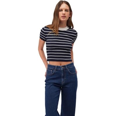 Mavi Short Sleeve Sweater Pull-over Femme Mavi Short Sleeve Sweater Pull-over Femme
