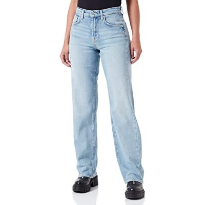 7 For All Mankind Tess Trouser Jeans, Light Blue, Regular Femme, Bleu clair., taille unique 7 For All Mankind Tess Trouser Jeans, Light Blue, Regular Femme, Bleu clair., taille unique