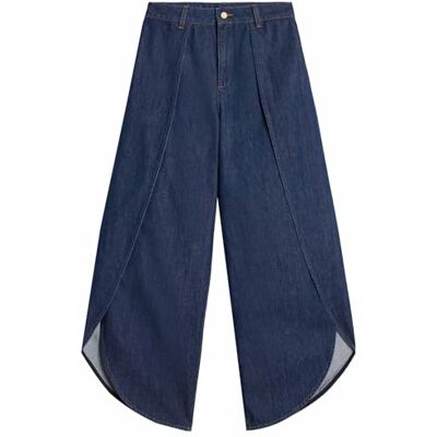 7 For All Mankind Tulipe Barrel Blue Petal, Bleu moyen., 23W 7 For All Mankind Tulipe Barrel Blue Petal, Bleu moyen., 23W