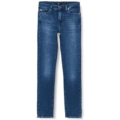 7 For All Mankind HW Skinny Slim Illusion Jeans, Mid Blue, Regular Femme, Bleu moyen., taille unique 7 For All Mankind HW Skinny Slim Illusion Jeans, Mid Blue, Regular Femme, Bleu moyen., taille unique