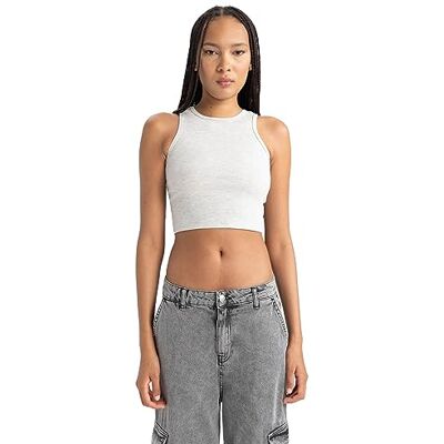 DeFacto B0658ax T-shirt Femme DeFacto B0658ax T-shirt Femme