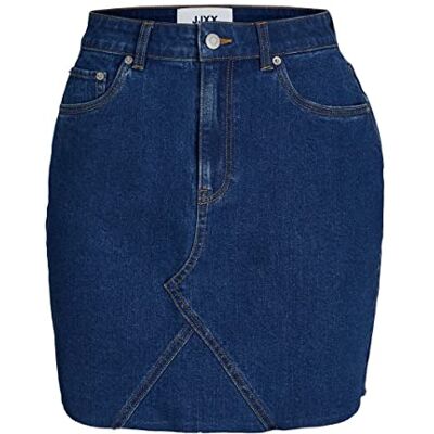 JACK & JONES Jjxx Jxhazel Gonna Corta Hw Rh Akm Denim Ln Jupe Femme JACK & JONES Jjxx Jxhazel Gonna Corta Hw Rh Akm Denim Ln Jupe Femme