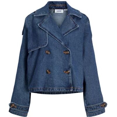 JACK & JONES Jxcarlie Short Ls Denim Trenchcoat Dnm Jacket Femme (lot de 1) JACK & JONES Jxcarlie Short Ls Denim Trenchcoat Dnm Jacket Femme (lot de 1)