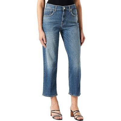 7 For All Mankind Jeans pour Femme, Bleu moyen, 31W 7 For All Mankind Jeans pour Femme, Bleu moyen, 31W