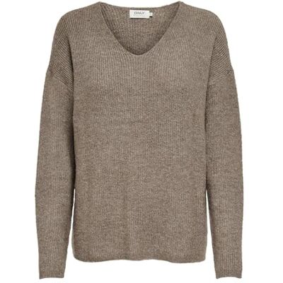 ONLY Onlcamilla V-neck L/S Pullover Knt Noos Sweater Femme (lot de 1) Pull tricoté ONLY Onlcamilla V-neck L/S Pullover Knt Noos Sweater Femme (lot de 1) Pull tricoté