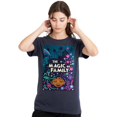 Disney Encanto The Magic Of Family Ladies T Shirt, Deep Navy T-shirt Femme Disney Encanto The Magic Of Family Ladies T Shirt, Deep Navy T-shirt Femme