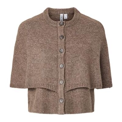 PIECES Pcaico Cape Knit Cardigan Bc Pcaico Cape Knit Cardigan Bc Femme (lot de 1) PIECES Pcaico Cape Knit Cardigan Bc Pcaico Cape Knit Cardigan Bc Femme (lot de 1)
