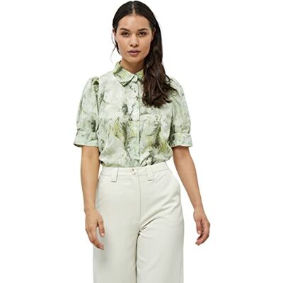Peppercorn Chemise à manches 2/3 pour femme, 3254 Vert menthe, XL Peppercorn Chemise à manches 2/3 pour femme, 3254 Vert menthe, XL