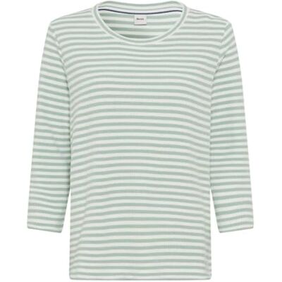 BRAX Style Bonnie T-shirt rayé en coton, 39 feuilles, 42 BRAX Style Bonnie T-shirt rayé en coton, 39 feuilles, 42
