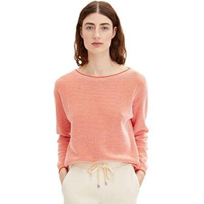 TOM TAILOR 1035378 Pull en tricot avec structure Femme (lot de 1) TOM TAILOR 1035378 Pull en tricot avec structure Femme (lot de 1)