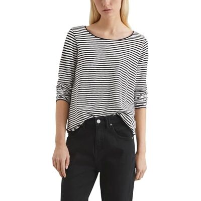 Marc O'Polo B41243952493 T-shirt à manches longues en coton bio pour femme avec col rond et manches longues pour femme avec look décontracté Femme (lot de 1) Marc O'Polo B41243952493 T-shirt à manches longues en coton bio pour femme avec col rond et manches longues pour femme avec look décontracté Femme (lot de 1)