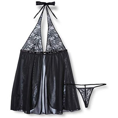 Romantic Ensemble 2 pièces Chemise Irina Noir ml 60 g Romantic Ensemble 2 pièces Chemise Irina Noir ml 60 g