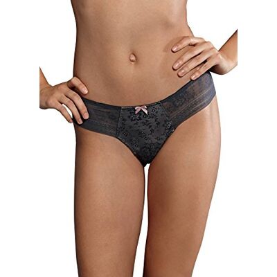 Rosa Faia Fleur String, Gris (Anthracite), 44 Femme Rosa Faia Fleur String, Gris (Anthracite), 44 Femme