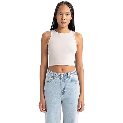 DeFacto B0658ax T-shirt Femme DeFacto B0658ax T-shirt Femme