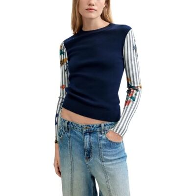 Desigual Jers_marino sweatshirt Femme Desigual Jers_marino sweatshirt Femme