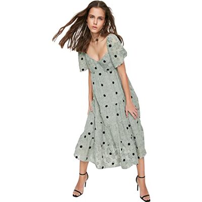 Trendyol Robe Chemise Midi Droite Robe Femme Trendyol Robe Chemise Midi Droite Robe Femme