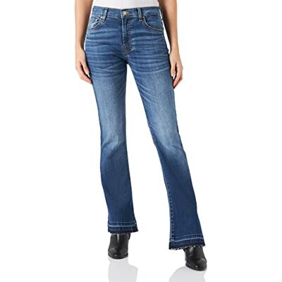 7 For All Mankind Bootcut TAILORLESS Millennium Jeans, Dark Blue, Regular Femme, Dark Blue, taille unique 7 For All Mankind Bootcut TAILORLESS Millennium Jeans, Dark Blue, Regular Femme, Dark Blue, taille unique