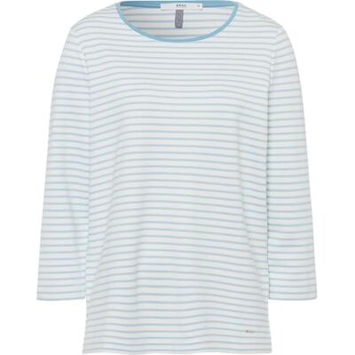 BRAX Feel Good Style Bonnie Pull pour femme, bleu glacier, 44 BRAX Feel Good Style Bonnie Pull pour femme, bleu glacier, 44