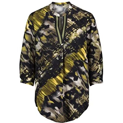 Betty Barclay Blouse Femme, Black Khaki, 40 Betty Barclay Blouse Femme, Black Khaki, 40